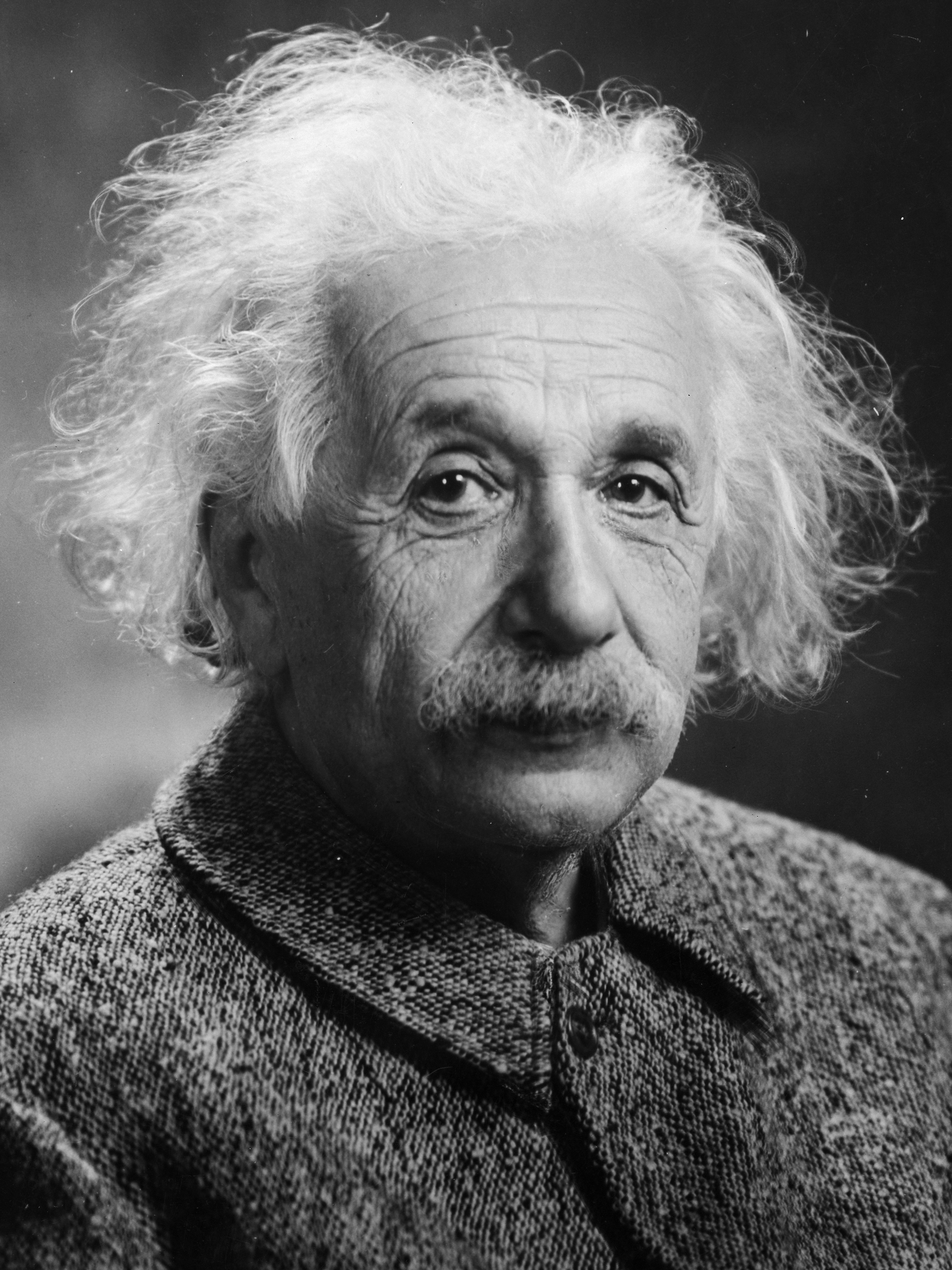 Albert Einstein portrait photograph, 1947