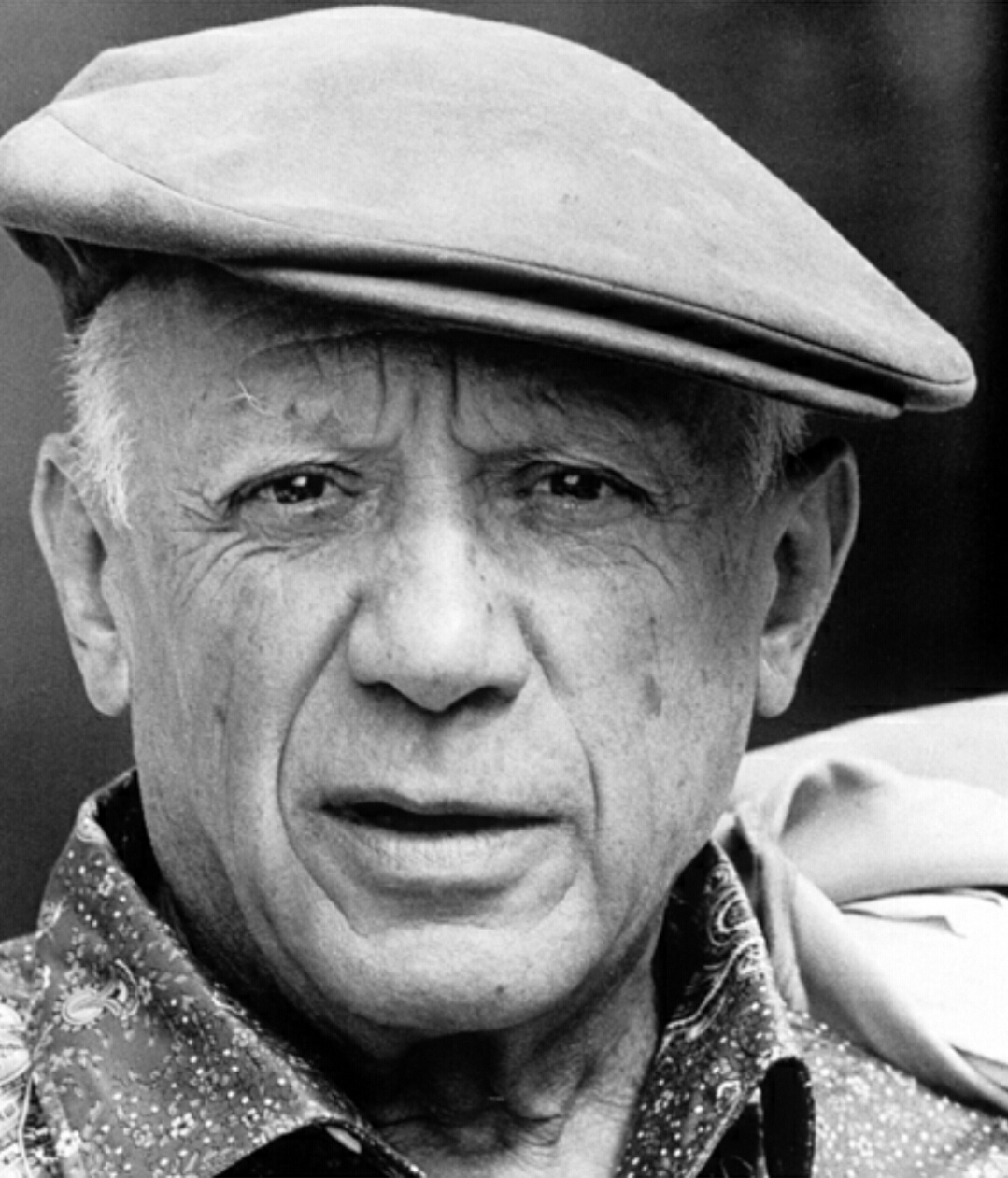 Pablo Picasso portrait photograph, 1953